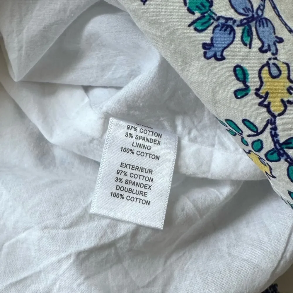 Milly Maxwell Sketched Paisley Dress in Blue and White Size 4